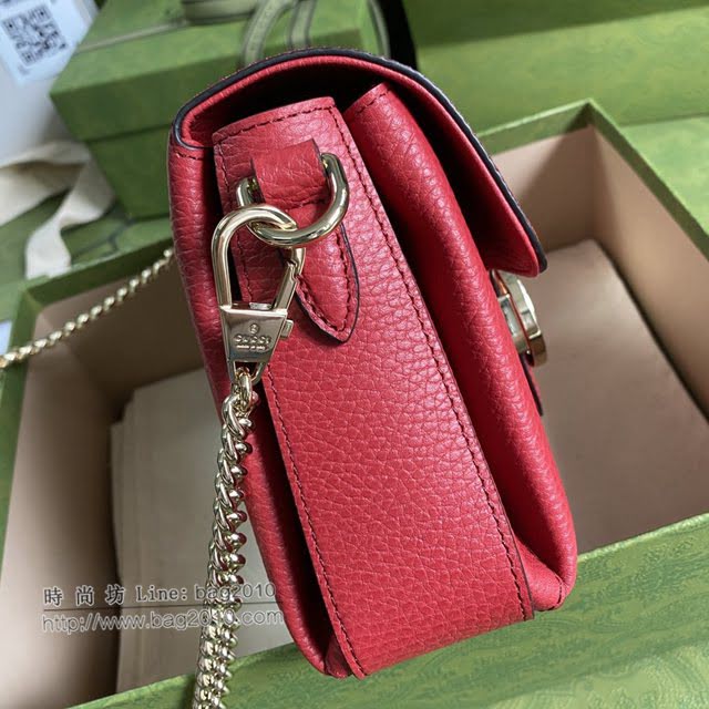 Gucci专柜新款女包, 古驰GG翻盖链条包 Gucci单肩斜挎包 607720  gdj1669